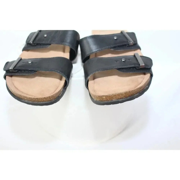 ladies Earth Origins Leather Double Band Sandals size 11 - Picture 1 of 7